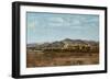 Village of Lauris, in Vaucluse on the Banks of the River Durance, 1868-Paul Camille Guigou-Framed Giclee Print