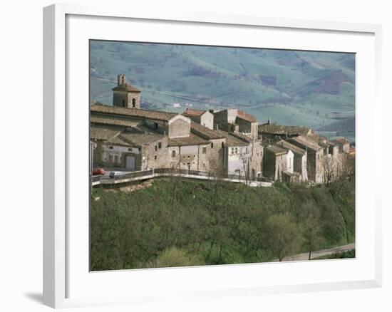 Village of Macchia, Valfortore, Campobasso, Molise, Italy-Sheila Terry-Framed Photographic Print