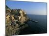 Village of Manarola, Cinque Terre, Unesco World Heritage Site, Liguria, Italy, Mediterranean-Bruno Morandi-Mounted Photographic Print