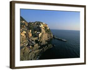 Village of Manarola, Cinque Terre, Unesco World Heritage Site, Liguria, Italy, Mediterranean-Bruno Morandi-Framed Photographic Print