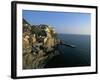 Village of Manarola, Cinque Terre, Unesco World Heritage Site, Liguria, Italy, Mediterranean-Bruno Morandi-Framed Photographic Print