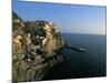 Village of Manarola, Cinque Terre, Unesco World Heritage Site, Liguria, Italy, Mediterranean-Bruno Morandi-Mounted Photographic Print