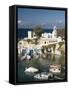 Village of Mandrakia, Island of Milos, Cyclades, Greek Islands, Greece, Europe-Richard Maschmeyer-Framed Stretched Canvas