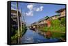 Village of Nam Pan, Stilt Houses, Inle Lake, Shan State, Myanmar (Burma), Asia-Nathalie Cuvelier-Framed Stretched Canvas