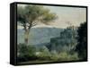 Village of Nemi-Pierre Henri de Valenciennes-Framed Stretched Canvas