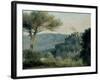 Village of Nemi-Pierre Henri de Valenciennes-Framed Giclee Print