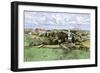 Village of New Boston, New Hampshire, in the 1800s-null-Framed Giclee Print