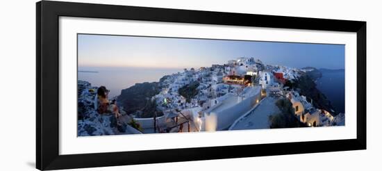 Village of Oia (La), Santorini (Thira), Cyclades Islands, Greece-Gavin Hellier-Framed Photographic Print