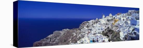 Village of Oia, Santorini, Cyclades, Greece-Lee Frost-Stretched Canvas