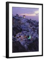 Village of Oia, Santorini, Cyclades, Greece-Gavin Hellier-Framed Photographic Print