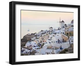 Village of Oia, Santorini (Thira), Cyclades Islands, Aegean Sea, Greek Islands, Greece, Europe-Gavin Hellier-Framed Photographic Print