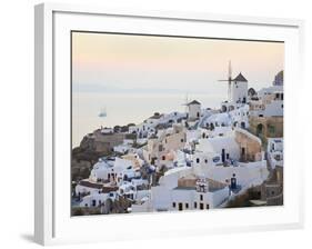 Village of Oia, Santorini (Thira), Cyclades Islands, Aegean Sea, Greek Islands, Greece, Europe-Gavin Hellier-Framed Photographic Print