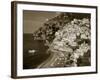 Village of Positano, Amalfi Coast, Campania, Italy-Steve Vidler-Framed Photographic Print