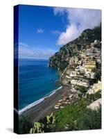 Village of Positano, Italy-Bill Bachmann-Stretched Canvas