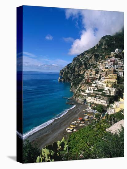 Village of Positano, Italy-Bill Bachmann-Stretched Canvas