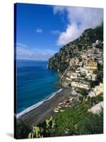 Village of Positano, Italy-Bill Bachmann-Stretched Canvas