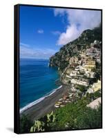 Village of Positano, Italy-Bill Bachmann-Framed Stretched Canvas