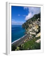 Village of Positano, Italy-Bill Bachmann-Framed Premium Photographic Print