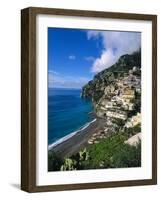 Village of Positano, Italy-Bill Bachmann-Framed Photographic Print