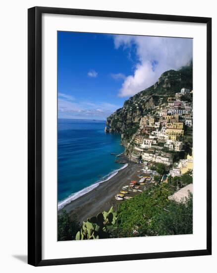 Village of Positano, Italy-Bill Bachmann-Framed Photographic Print