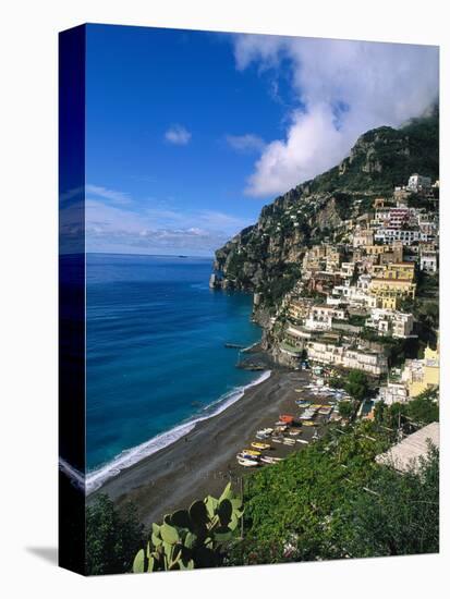 Village of Positano, Italy-Bill Bachmann-Stretched Canvas