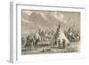 Village of Prairie Indians, C19th Century-null-Framed Giclee Print