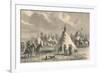 Village of Prairie Indians, C19th Century-null-Framed Giclee Print