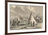 Village of Prairie Indians, C19th Century-null-Framed Giclee Print