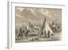 Village of Prairie Indians, C19th Century-null-Framed Giclee Print