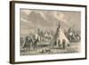 Village of Prairie Indians, C19th Century-null-Framed Giclee Print