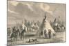 Village of Prairie Indians, C19th Century-null-Mounted Giclee Print