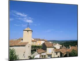 Village of Ramatuelle, Var, Cote d'Azur, Provence, France-Bruno Barbier-Mounted Photographic Print