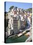 Village of Riomaggiore, Cinque Terre, Unesco World Heritage Site, Liguria, Italy-Richard Ashworth-Stretched Canvas