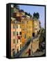 Village of Riomaggiore, Cinque Terre, Unesco World Heritage Site, Liguria, Italy-Bruno Morandi-Framed Stretched Canvas