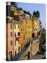 Village of Riomaggiore, Cinque Terre, Unesco World Heritage Site, Liguria, Italy-Bruno Morandi-Stretched Canvas