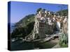 Village of Riomaggiore, Cinque Terre, Unesco World Heritage Site, Liguria, Italy-Bruno Morandi-Stretched Canvas