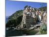 Village of Riomaggiore, Cinque Terre, Unesco World Heritage Site, Liguria, Italy-Bruno Morandi-Mounted Photographic Print