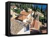 Village of Roquebrune-Cap-Martin, Alpes Maritimes, Cote d'Azur, Provence, France-Bruno Barbier-Framed Stretched Canvas