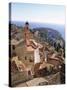 Village of Roquebrune, Provence, Cote d'Azur, French Riviera, France, Mediterranean, Europe-Sergio Pitamitz-Stretched Canvas