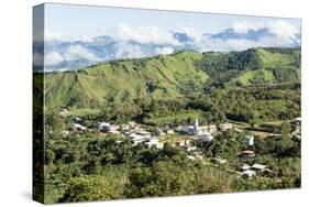 Village of Salati on Zaruma to El Cisne road, in southern highlands, Ecuador, South America-Tony Waltham-Stretched Canvas