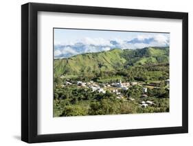 Village of Salati on Zaruma to El Cisne road, in southern highlands, Ecuador, South America-Tony Waltham-Framed Photographic Print