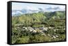 Village of Salati on Zaruma to El Cisne road, in southern highlands, Ecuador, South America-Tony Waltham-Framed Stretched Canvas