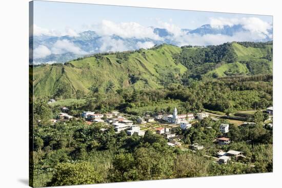 Village of Salati on Zaruma to El Cisne road, in southern highlands, Ecuador, South America-Tony Waltham-Stretched Canvas