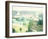 Village of Sannois-Gerrit van Blaaderen-Framed Art Print