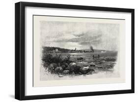 Village of Sault Ste. Marie, Canada, Nineteenth Century-null-Framed Giclee Print