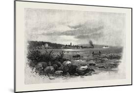 Village of Sault Ste. Marie, Canada, Nineteenth Century-null-Mounted Giclee Print