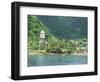 Village of Soufriere and Church from the Sea, Dominica, Windward Islands-Lousie Murray-Framed Photographic Print