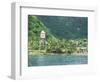 Village of Soufriere and Church from the Sea, Dominica, Windward Islands-Lousie Murray-Framed Photographic Print