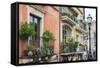 Village of Taormina. Sicily. Italy-Tom Norring-Framed Stretched Canvas