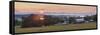 Village Of The Corn - Panorama-Michael Blanchette Photography-Framed Stretched Canvas